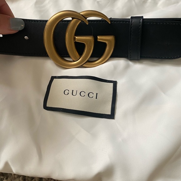 Authentic Large Gucci belt. Scratch on the belt. Great condition